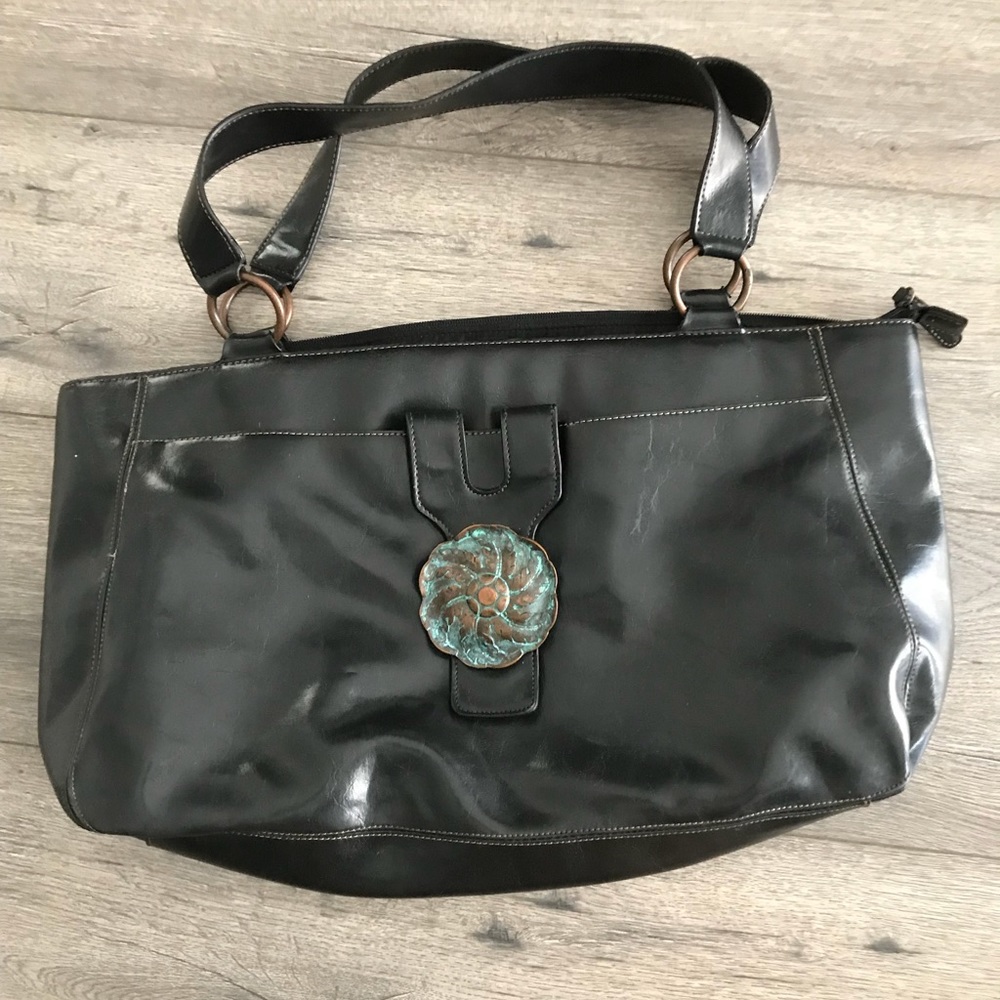 Fina Firenze large black bag
